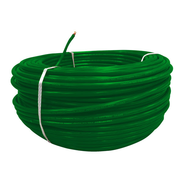 CABLE ELÉCTRICO THW-LS/THHW-LS CALIBRE 16 AWG VERDE 100M