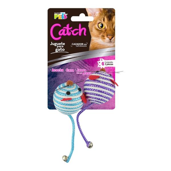 PELUCHE PARA GATO POLIÉSTER 5 X 5 CM
