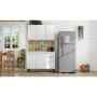 MUEBLE DE COCINA 2 MÓDULOS 160 X 120 X 60 CM ACERO BLANCO