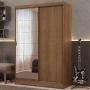 CLÓSET MDP CORREDIZO 183 X 120 X 53 CM BLANCO CON 2 CAJÓNES