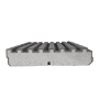 LAMBRÍN PANEL DECORATIVO POLIESTIRENO 120 X 28 CM PARA MURO GRIS CANTERA ADHESIVO