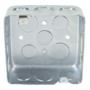 CAJA GALVANIZADA CUADRADA DE 4 X 4 PULGADAS (10.2 X 10.2 CM)