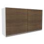 ALACENA PARA COCINA 2 PUERTAS 4 COMPARTIMENTOS MDP 120 CM