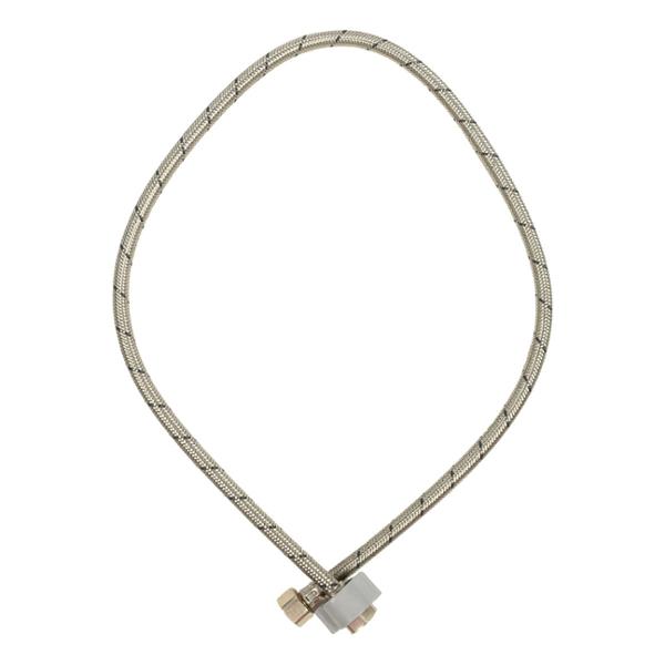 MANGUERA FLEXIBLE PARA AGUA DE ACERO 1M 1/2"