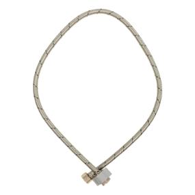 MANGUERA FLEXIBLE PARA AGUA DE ACERO 1M 1/2"