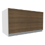 ALACENA DE COCINA 1 PUERTA REBATIBLE MDP 60 X 31 X 33 CM CAFÉ