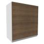 ALACENA DE COCINA MODULAR 1 PUERTA 2 COMPARTIMENTOS MDP 60 X 31 X 66 CM CAFÉ