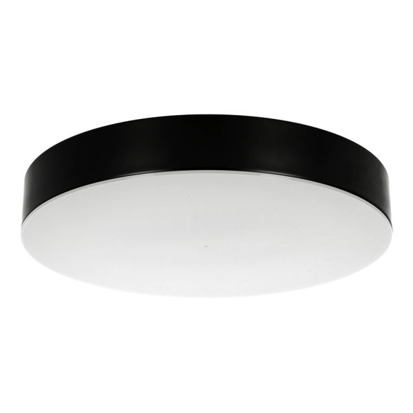 PLAFÓN ILUMINADO LED SOBREPONER CIRCULAR 20 W NEGRO USO INTERIOR