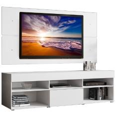 MUEBLE PARA TV PARA 65 PULGADAS MDP BLANCO 180 X 40 X 157 CM