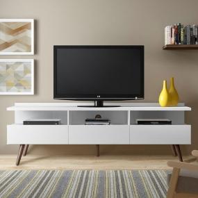 MUEBLE PARA TV PARA 65 PULGADAS MDP BLANCO 160 X 36 X 58 CM