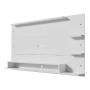 PANEL PARA TV PARA 60 PULGADAS MDP BLANCO 180 X 32 X 135 CM