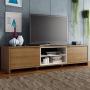 MUEBLE PARA TV PARA 75 PULGADAS MDP MARRÓN 180 X 39 X 48 CM