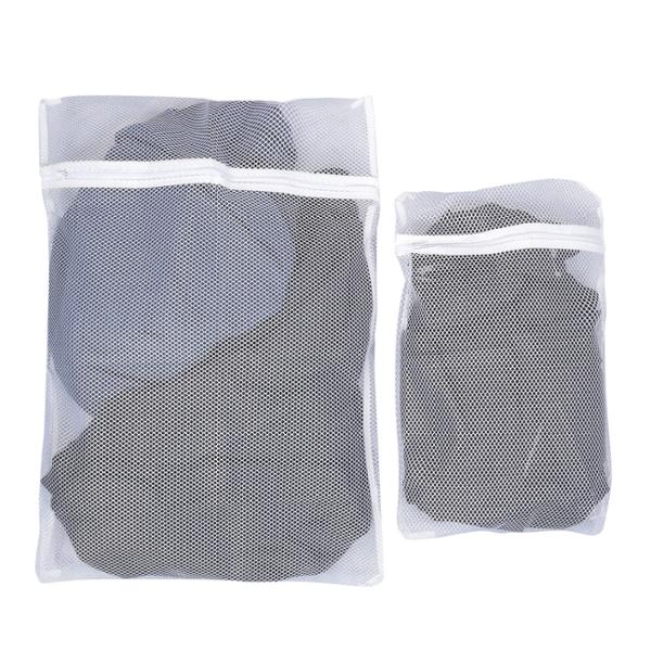 SET DE BOLSAS PARA LAVADO DE TELA 30 X 45 CM Y 45 X 60 CM BLANCO