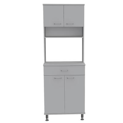 ALACENA PARA COCINA MULTIUSOS CON 4 PUERTAS Y CAJÓN DE AGLOMERADO 169 X 60 CM