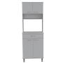 ALACENA PARA COCINA MULTIUSOS CON 4 PUERTAS Y CAJÓN DE AGLOMERADO 169 X 60 CM