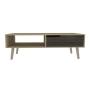 MESA DE CENTRO DECORATIVA OSLO MADERA 101 X 60 CM CAFÉ