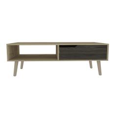 MESA DE CENTRO DECORATIVA OSLO MADERA 101 X 60 CM CAFÉ