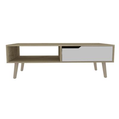 MESA DE CENTRO AUXILIAR OSLO MADERA 101 X 60 CM CAFÉ