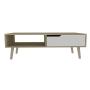 MESA DE CENTRO AUXILIAR OSLO MADERA 101 X 60 CM CAFÉ