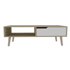 MESA DE CENTRO AUXILIAR OSLO MADERA 101 X 60 CM CAFÉ