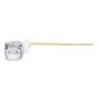 BOTÓN LATERAL PARA TANQUE DE SANITARIO 27 CM PLATA COFLEX