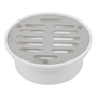 COLADERA UNIVERSAL CON REJILLA DE ACERO INOXIDABLE 50, 75 Y 100 MM (2, 3 Y 4 PULGADAS) PLATA COFLEX
