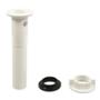 CONTRA PARA LAVABO CON REJILLA DE 17.5 X 55.5 CM BLANCO