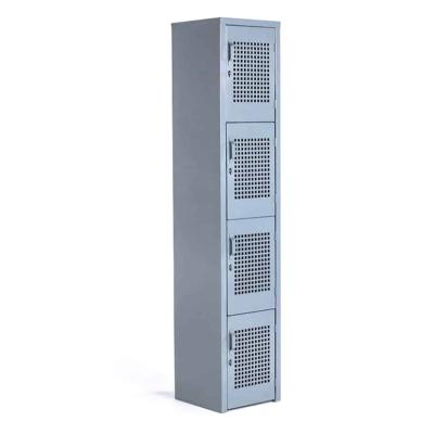 LOCKER PERFORADO DE 4 PUERTAS 180 X 38 X 45