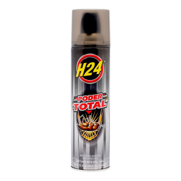 INSECTICIDA EN AEROSOL PODER TOTAL 489 ML NEGRO H24