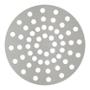 REJILLA DE ACERO INOXIDABLE PARA COLADERAS CHICAS CON SALIDA DE 2 PULGADAS PLATA COFLEX
