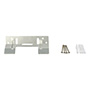 SOPORTE REFORZADO PARA LAVABO DE 17.3 X 7.4 CM GRIS CLARO