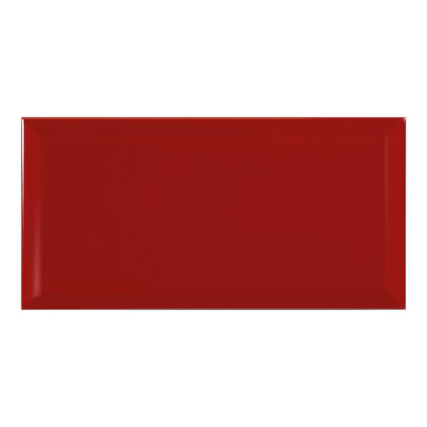 MURO CERÁMICA HARLEM 15 X 30 CM ROJO TIPO BRICK CAJA CON 0.99 M2