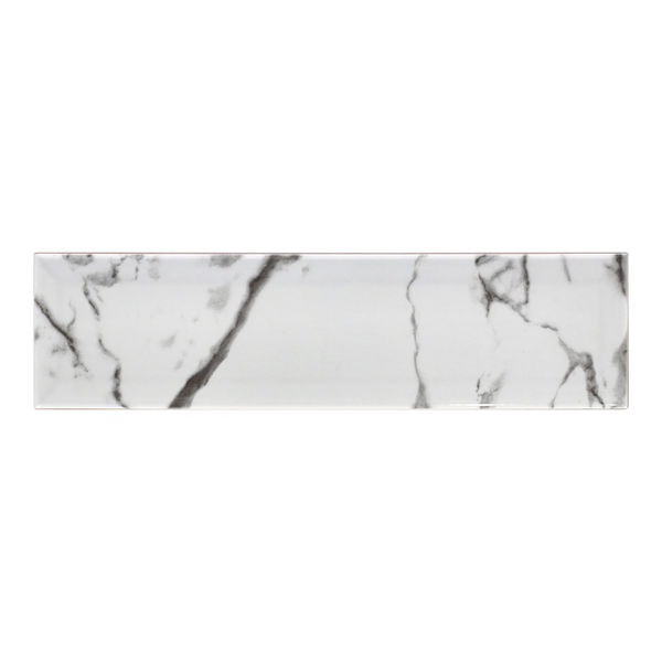 MURO CERÁMICA TORANO 30 X 7.5 CM BLANCO TIPO MÁRMOL