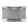 CAMPANA DE COCINA EMPOTRABLE 80 CM PLATA CON FILTROS LAVABLES