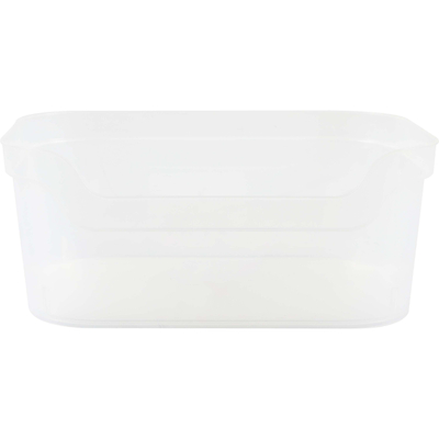 CAJA ORGANIZADORA TRANSPARENTE 10.5 L PLÁSTICO MEDIANA CON JALADERA