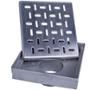 COLADERA PLUVIAL 4.6 X 25 X 25 CM PLATA COFLEX