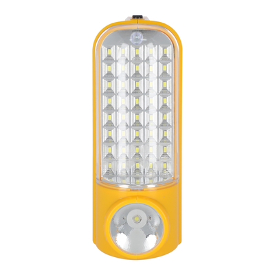 LÁMPARA LED DE EMERGENCIA CON BATERÍA INTEGRADA AMARILLO