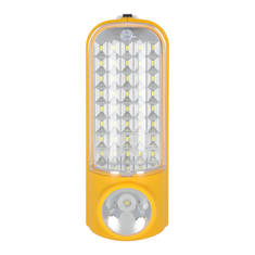 LÁMPARA LED DE EMERGENCIA CON BATERÍA INTEGRADA AMARILLO