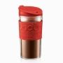 JUEGO TERMO PRENSA 350 ML ROJO DOBLE PARED
