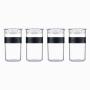 JGO 4 PZAS PRESSO CONTENEDOR PLASTICO 250ML, BODUM