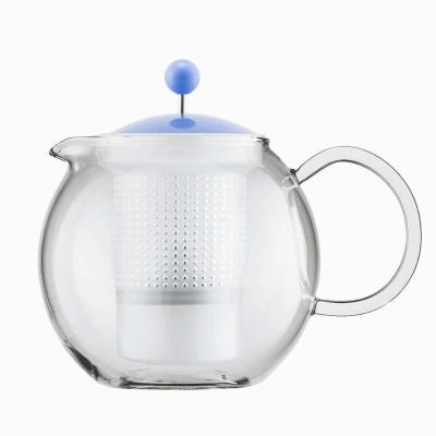 TETERA 1 L CON INFUSOR ASSAM DE CRISTAL PARA INFUSIÓN PRÁCTICA