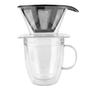 TAZA DE DOBLE PARED CON FILTRO 2 PIEZAS