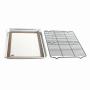 JGO CHAROLA C/TAPA Y REJA,32.7X45X2.24 NORDICWARE