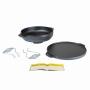 JUEGO PARRILLA/PLANCHA/WOK HIERRO 35CM 6L, LODGE