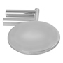 JABONERA EXPLORA DE 18 X 13 CM PLATA HELVEX