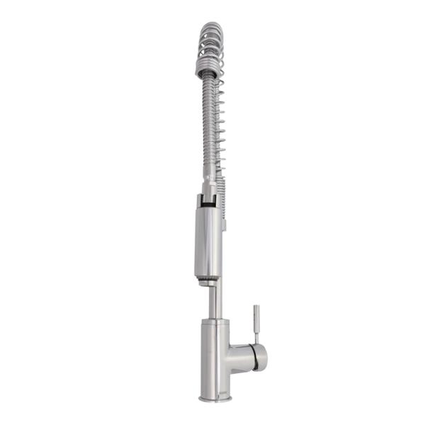 LLAVE PARA FREGADERO MONOMANDO CROMO SALIDA FLEXIBLE 24" MAYOR ALCANCE