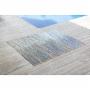TAPETE OMBRE AZUL/GRIS RECTANGULAR POLIPROPILENO 1.5 X 2.1 METROS