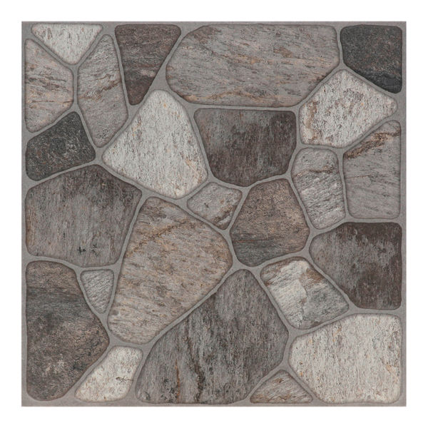 PISO CERÁMICO CADENZA 55 X 55 CM GRIS TIPO PIEDRA CAJA CON 1.49 M2