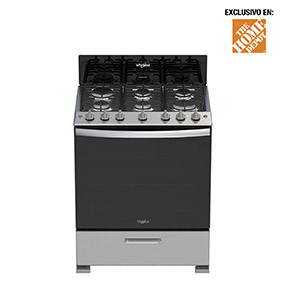 ESTUFA DE PISO GAS LP 30 PULGADAS 6 QUEMADORES EVERCLEAN