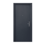 PUERTA EXTERIOR DE SEGURIDAD 11 PASADORES 95 X 213 CM IZQUIERDA GRIS ANTRACITA MATE